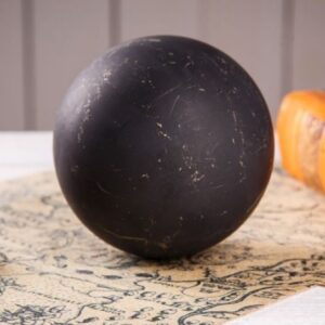 Unpolished shungite sphere
